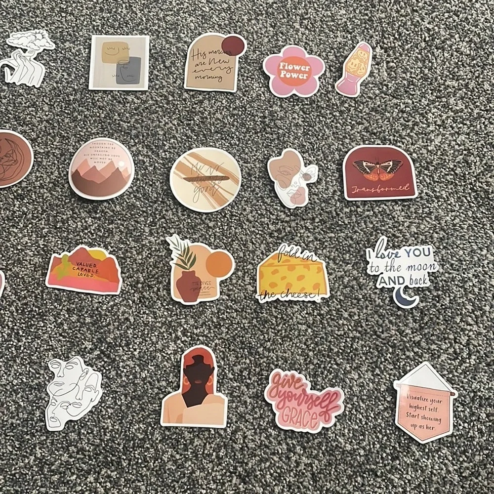 Set of‎ 26 Boho Stickers